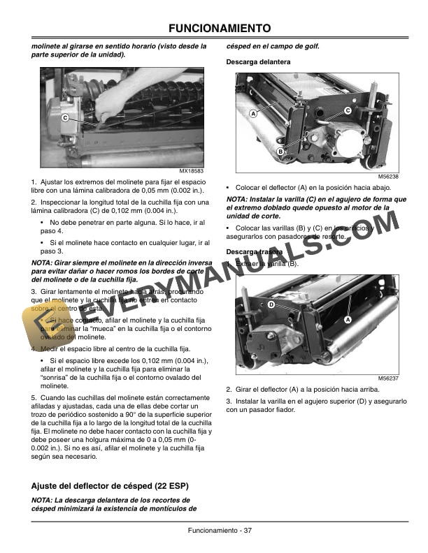 John Deere 3225C, 3235C, 3245C Lightweight Fairway Mower Operator Manual OMTCU20277-3