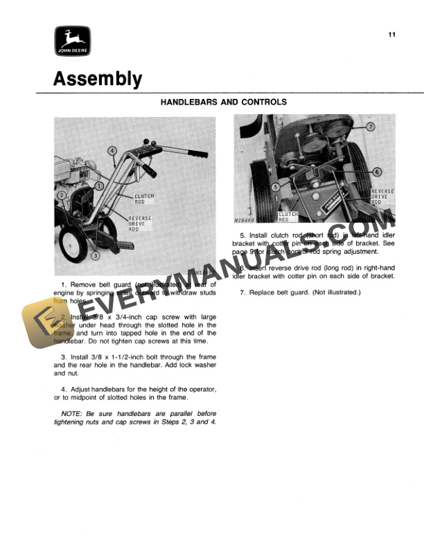 John Deere 324 AND 624 ROTARY TILLERS Operator Manual OMM80573-3