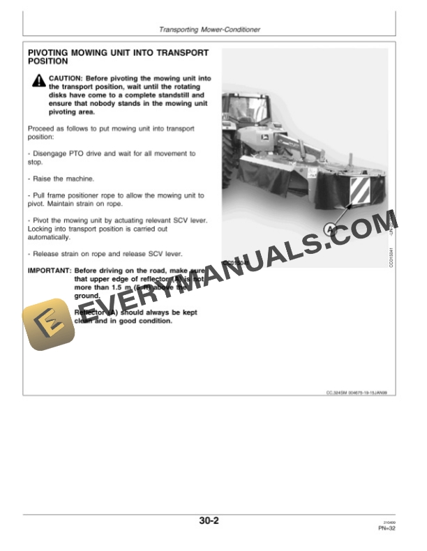 John Deere 324 and 328 Mower-Conditioner Operator Manual OMCC49842-2