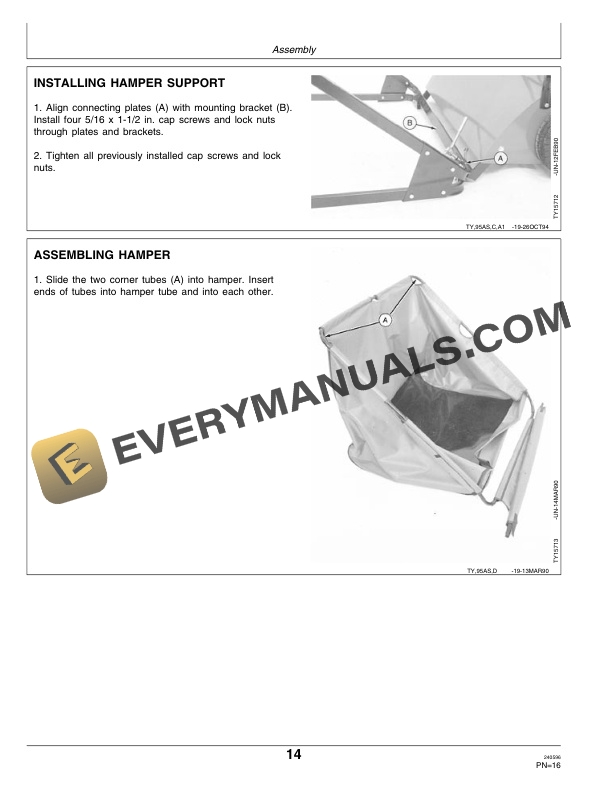 John Deere 32LS and 38LS Lawn Sweepers Operator Manual OMTY21586-3