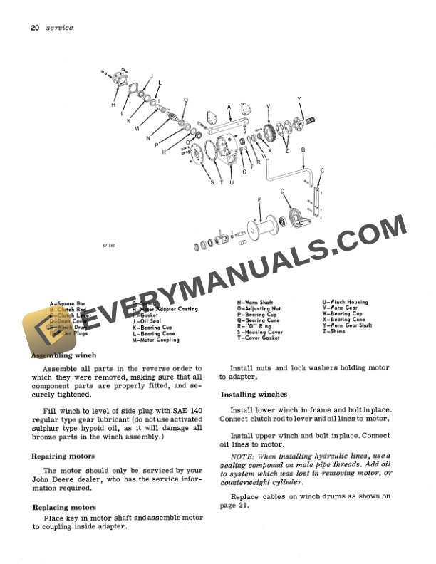 John Deere 330 SIDEBOOM Operator Manual OMW12209-2