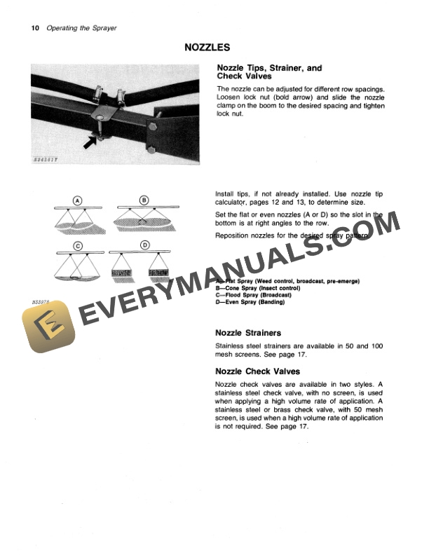 John Deere 335 SKID-MOUNTED SPRAYER Operator Manual OMN159497-2