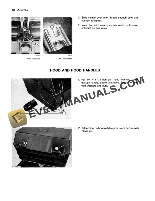 John Deere 33G and 44G Gas Grills Operator Manual OMTY3949 2