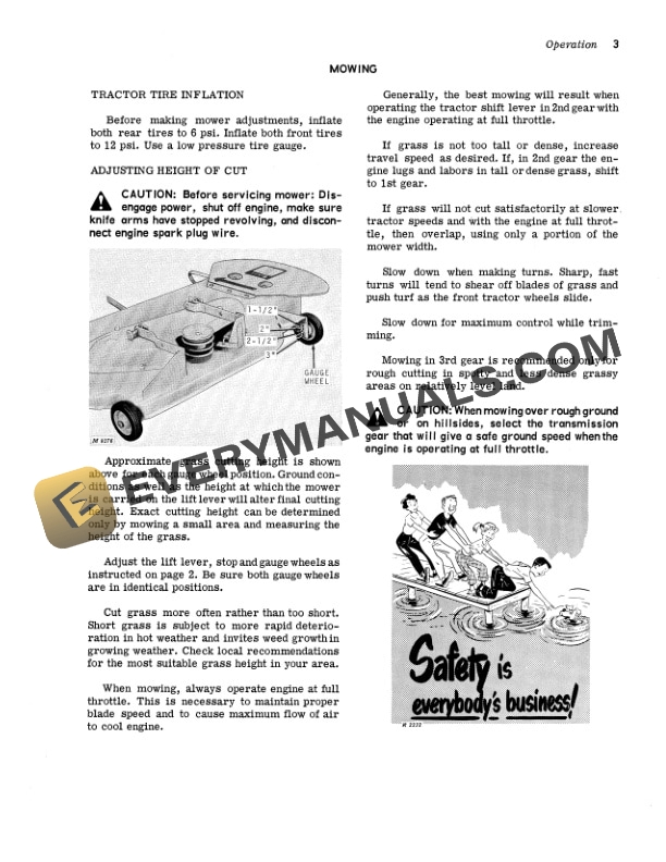 John Deere 34 ROTARY MOWER Operator Manual OMM44396 2