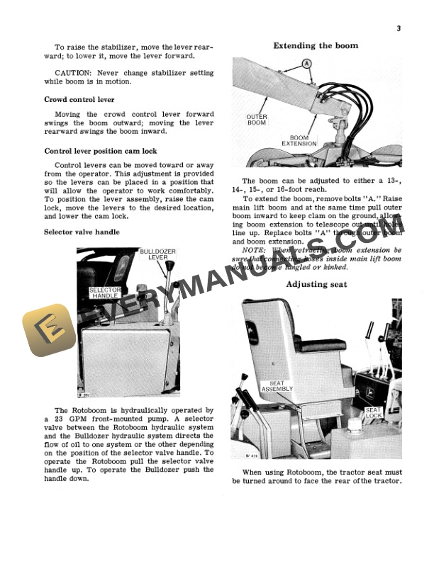 John Deere 340 ROTOBOOM Operator Manual OMW11280 2