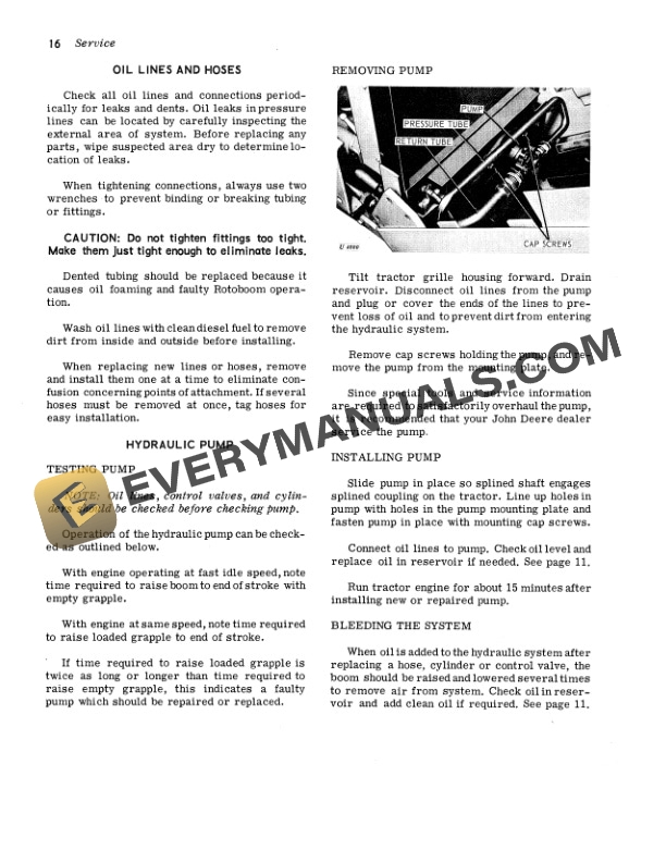 John Deere 3400 and 3415 Rotobooms Operator Manual OMW15500 3