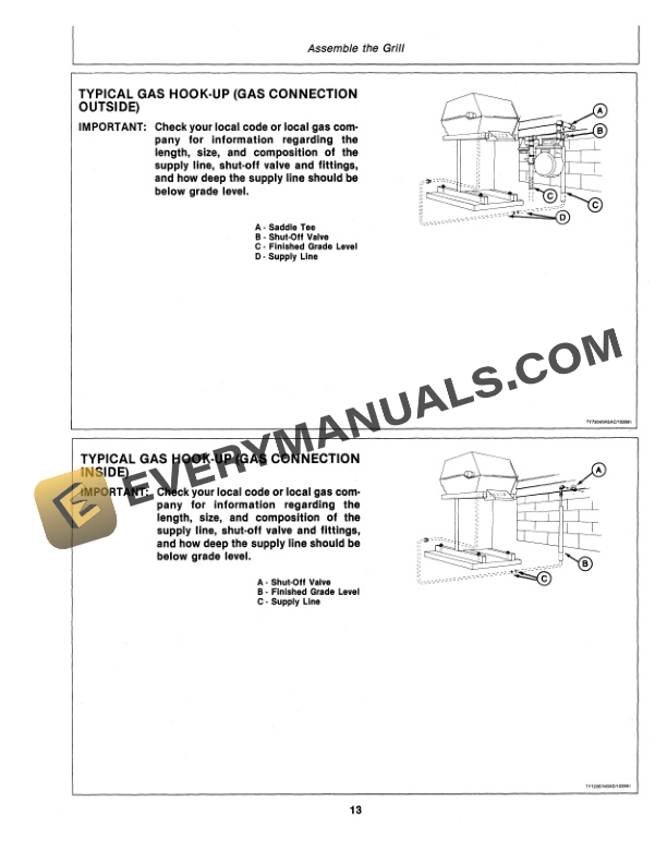 John Deere 34G AND 44G SERIAL NO. 450000 GAS GRILL Operator Manual OMTY20550 2