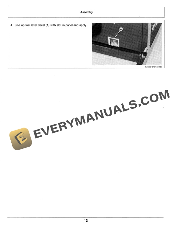 John Deere 34G Serial No. 350000 and 44G Serial No. 460000 Operator Manual OMTY20669 2