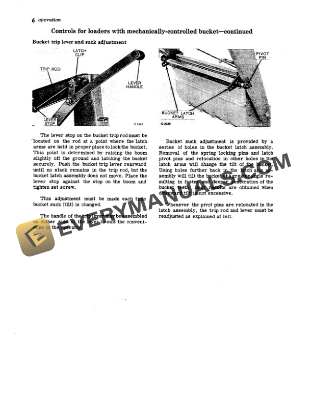 John Deere 35 SERIES 1 FARM LOADERS Operator Manual OMC13525 2