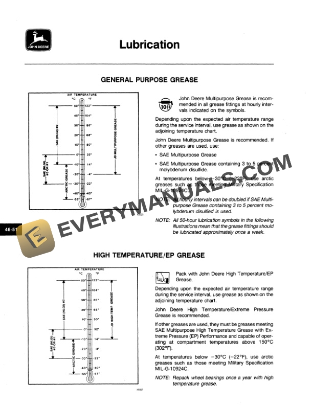 John Deere 3600 DRAWN MOLDBOARD PLOW Operator Manual OMA49766 3