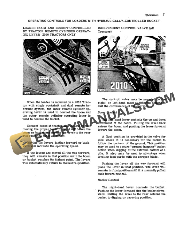 John Deere 36A FARM LOADERS Operator Manual OMC17103 2