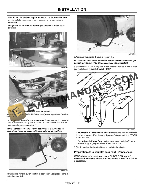 John Deere 38 QT Power Flow Operator Manual OMM146108-2