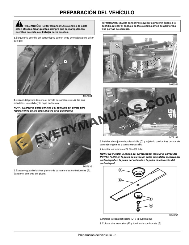 John Deere 38 QT Power Flow Operator Manual OMM146108-3