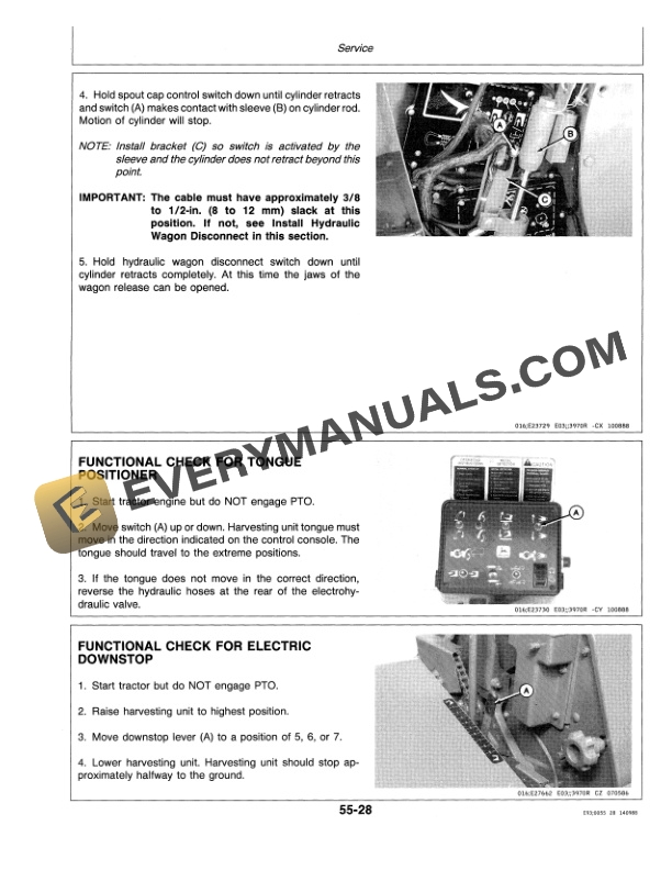 John Deere 3950 AND 3970 FORAGE HARVESTERS Operator Manual OME77183-3