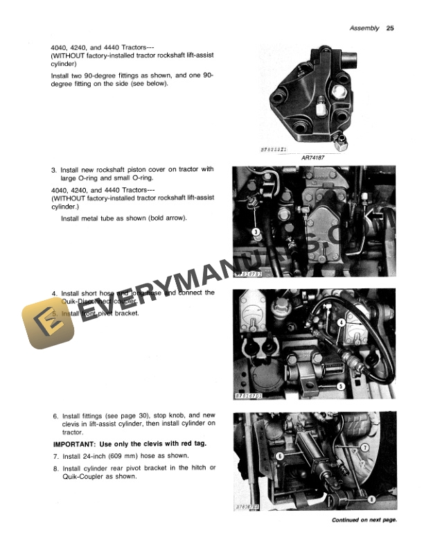 John Deere 400 Series Folding Universal Rotary Hoes Operator Manual OMN159547-3