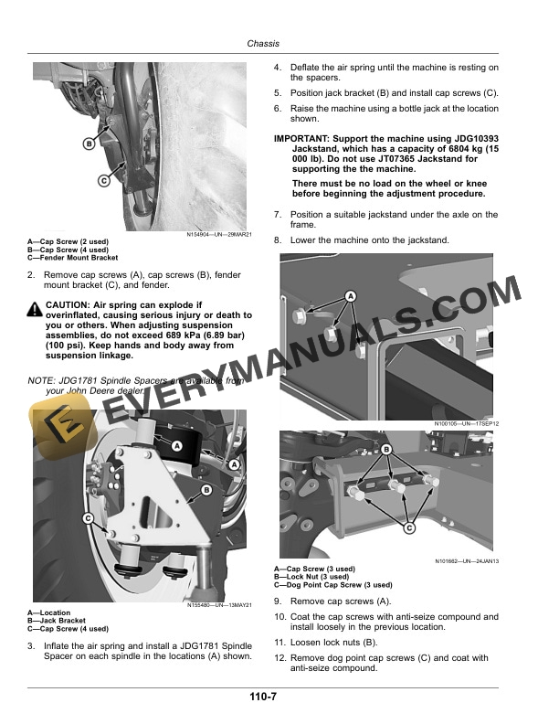 John Deere 400R, 408R, 410R, 412R, 600R, 612R, 616R Self-Propelled Sprayer-Spreader Operator Manual OMKK96016 5 John Deere 400R, 408R, 410R, 412R, 600R, 612R and 616R Self Operator Manual OMKK96016-3