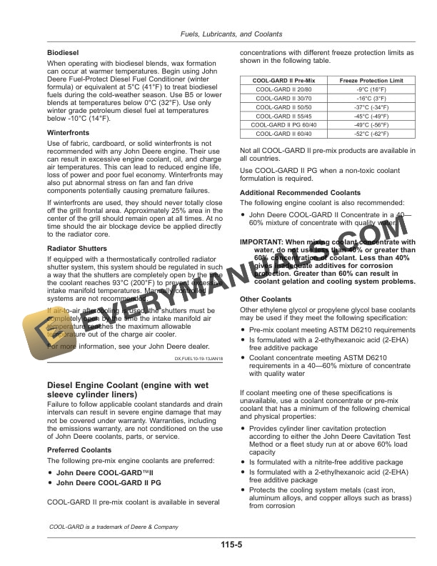 John Deere 400R, 408R, 410R, 412R, 600R, 612R, 616R Self-Propelled Sprayer-Spreader Operator Manual OMKK96040 5 John Deere 400R, 408R, 410R, 412R, 600R, 612R and 616R Self Operator Manual OMKK96040-3