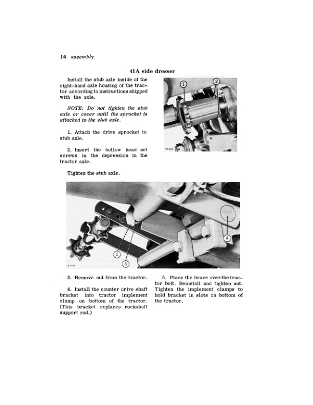 John Deere 41, 41A and 41B Side Dressers Operator Manual OMB25015B-3