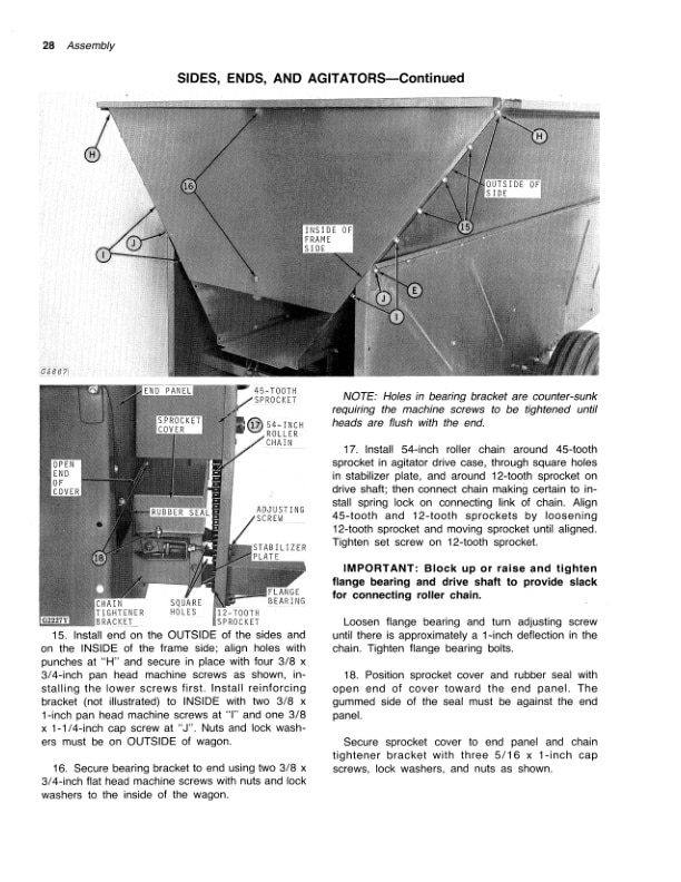 John Deere 410 ENSILAGE AND GRAIN WAGON Operator Manual OMGA10409-3
