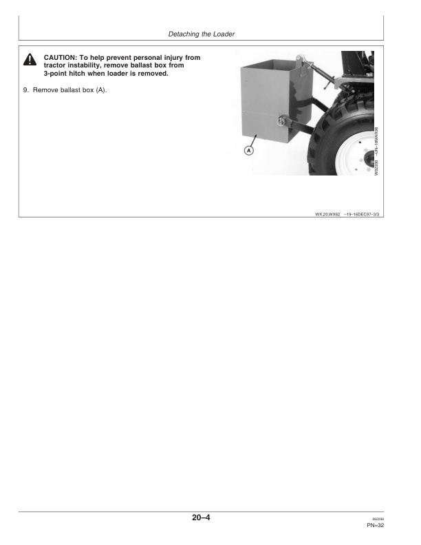 John Deere 410 and 420 Loader Operator Manual OMW44978-2