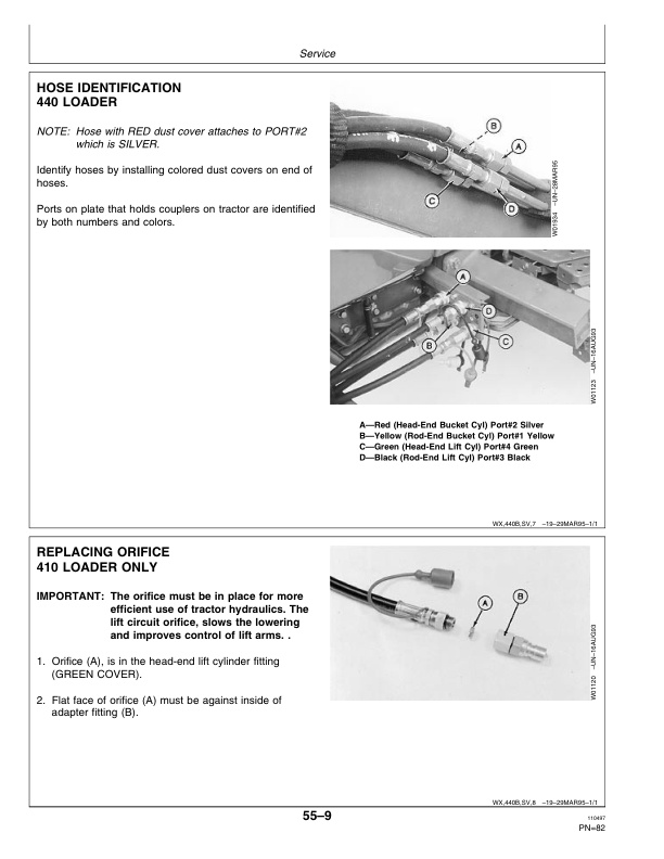 John Deere 410 and 440 Loader Operator Manual OMW44193-3