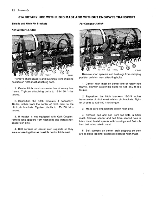 John Deere 414, 614 AND 814 ROTARY HOES Operator Manual OMN159243-3
