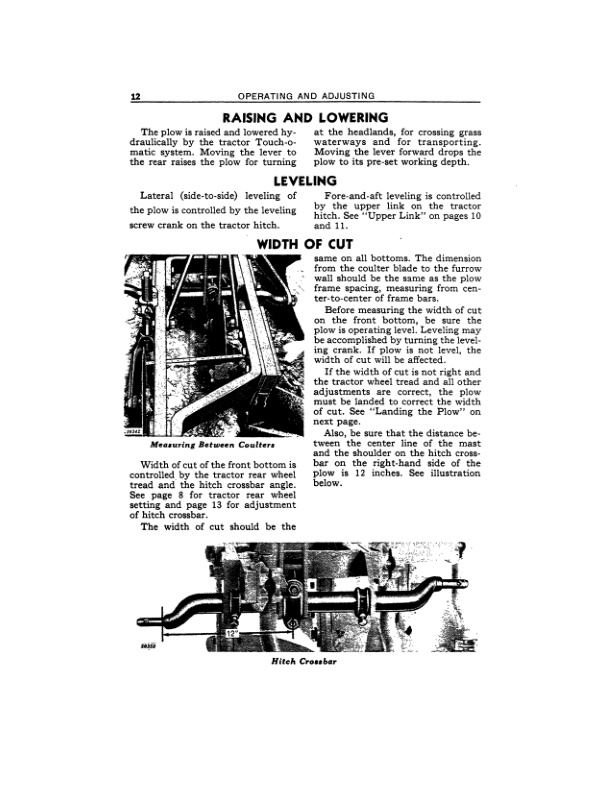 John Deere 415 and 416 Two- and Three Bottom Integral Moldboard Plow Operator Manual OMA531058-2