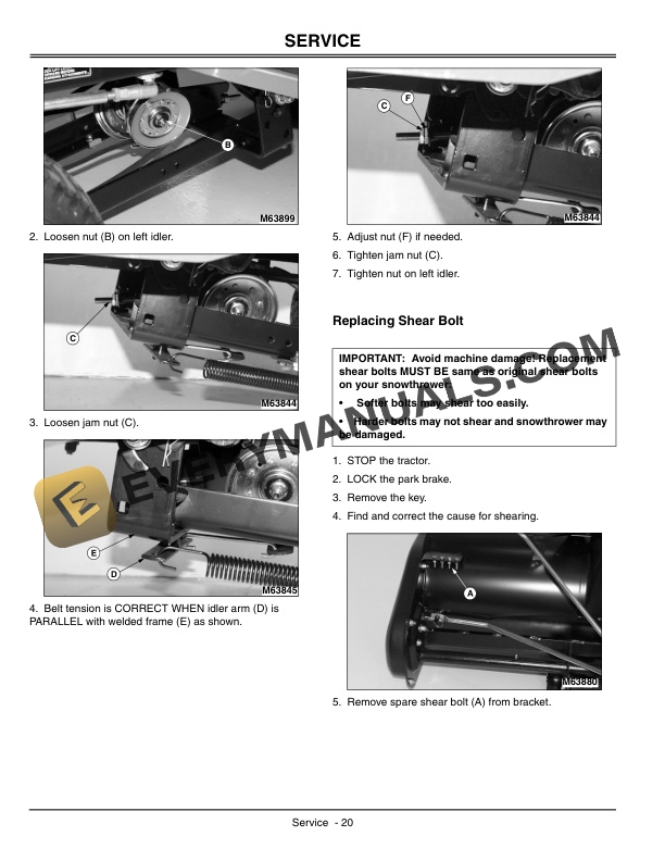 John Deere 42-Inch Snowthrower Operator Manual OMM141984-3