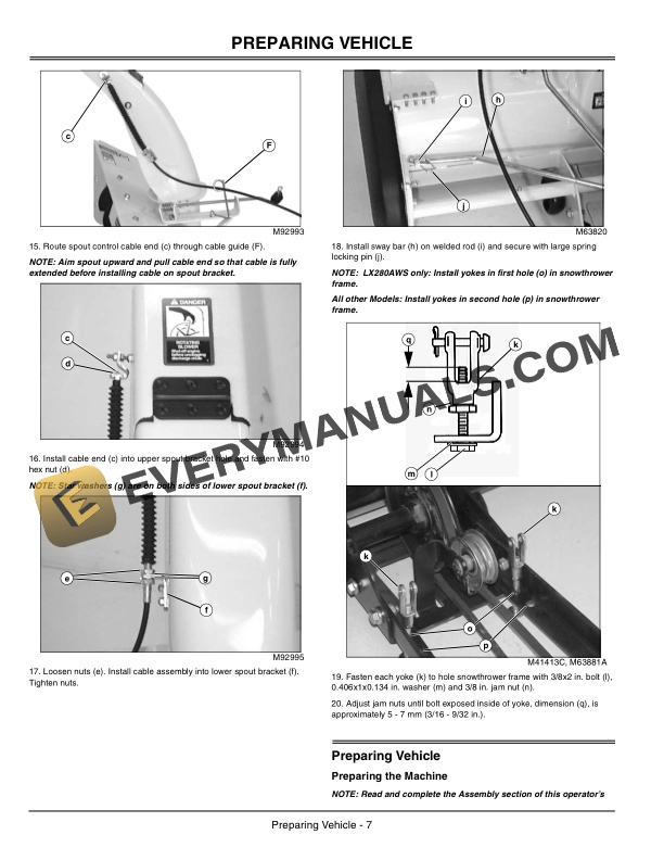 John Deere 42-Inch Snowthrower Operator Manual OMM149833-2