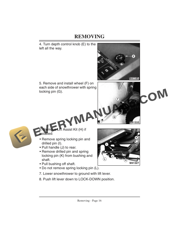 John Deere 42-Inch Snowthrower For 240, 245, 260, 265, 285, 320, 325, 345 Tractor Operator Manual OMM123354 4 John Deere 42-Inch Snowthrower for 240, 245, 260, 265, 285, 320, 325, and 345 Tractor Operator Manual OMM123354-2