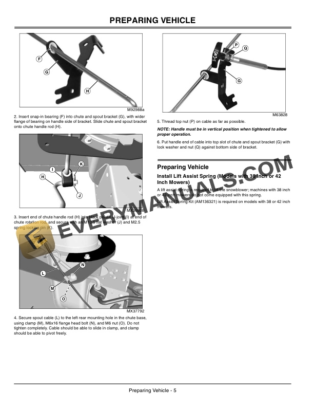 John Deere 44 Inch Snowblower Operator Manual OMM151683 2