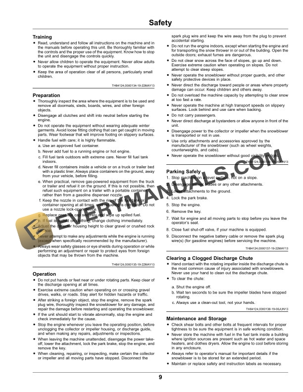 John Deere 44-Inch and 47-Inch Snowblower For Select Series Tractor Operator Manual OMM175574 4 John Deere 44-Inch and 47-Inch Snowblower for Select Series Tractor Operator Manual OMM175574-2