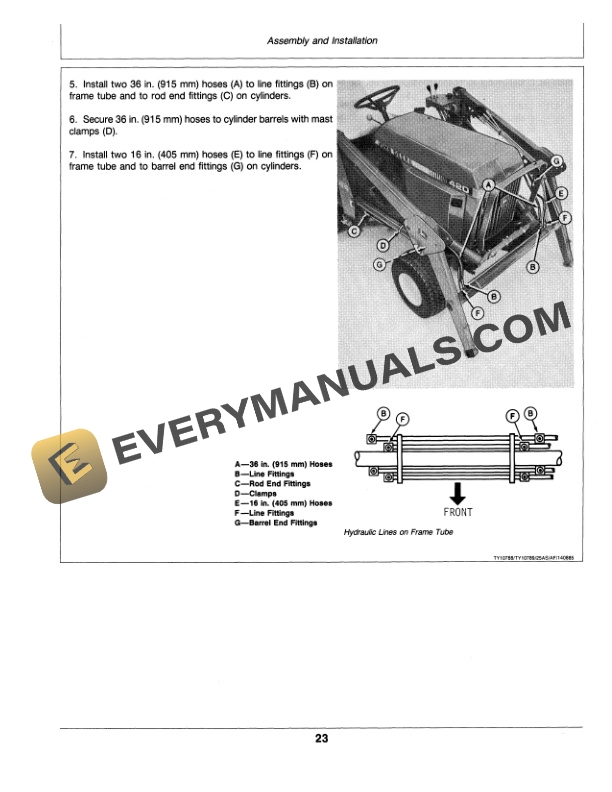 John Deere 44 Loader Operator Manual OMTY20653 2