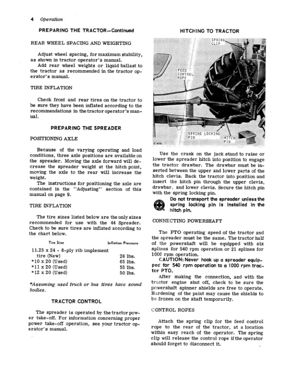 John Deere 44 Spreader Operator Manual OMC18139 2