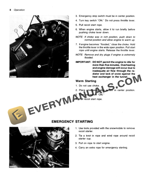 John Deere 440 LIQUIFIRE SNOWMOBILE Operator Manual OMM67978 2