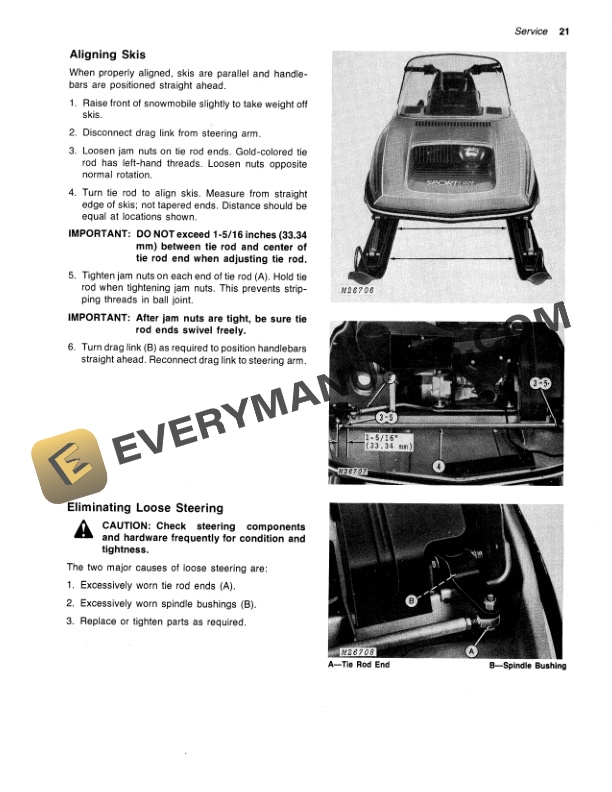 John Deere 440 SPORTFIRE SNOWMOBILE Operator Manual OMM68925 3