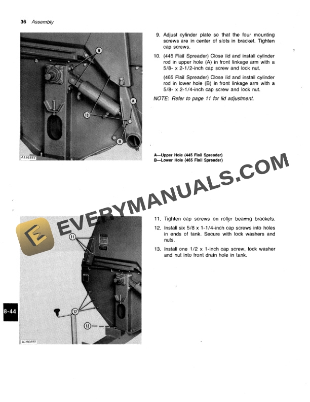 John Deere 445 AND 465 FLAIL SPREADER Operator Manual OMA40029 3
