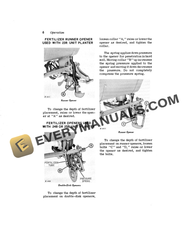 John Deere 445 TOOLBAR FERTILIZER UNIT Operator Manual OMB25249 2