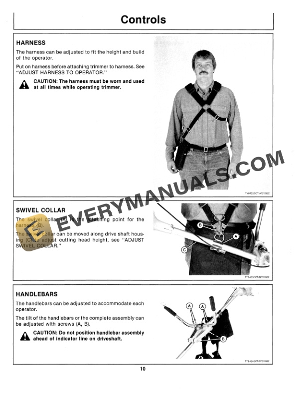 John Deere 450G GASOLINE TRIMMER CUTTER Operator Manual OMTY20608 2