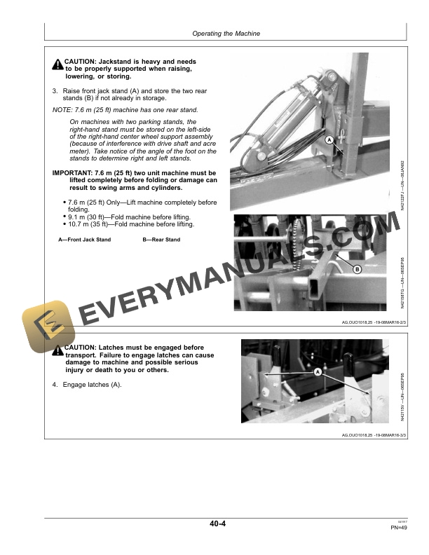 John Deere 455 Grain Drill Operator Manual OMKK41357 4 John Deere 455 Grain Drill Operator Manual OMKK41357-2