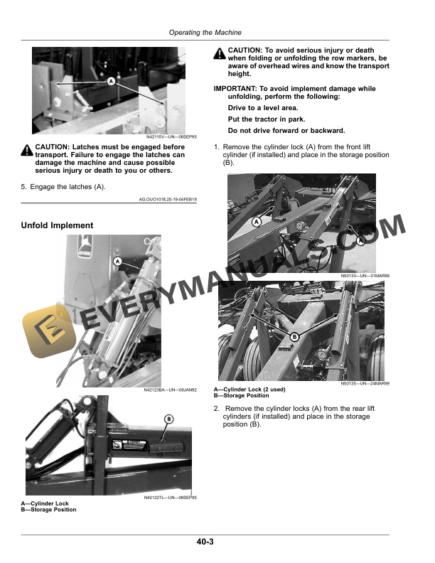 John Deere 455 Grain Drill Operator Manual OMKK52876 4 John Deere 455 Grain Drill Operator Manual OMKK52876-2
