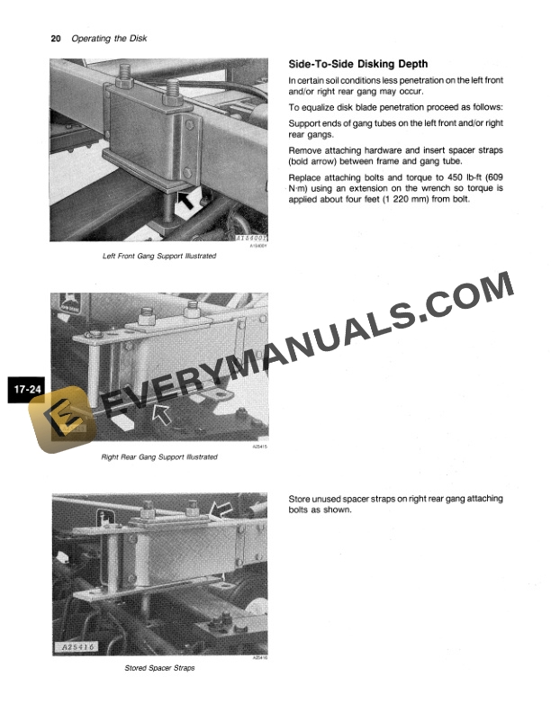 John Deere 455 OFFSET DISK Operator Manual OMA46594 2