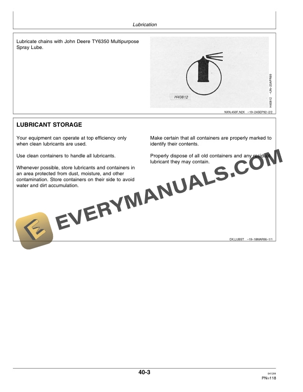 John Deere 455 Series Two and Three Unit Folding Grain Drill Operator Manual OMN200806 3