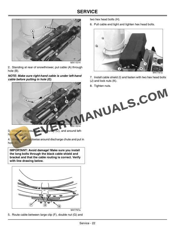 John Deere 46 Inch Quick Hitch Snowthrower Operator Manual OMM146455 3