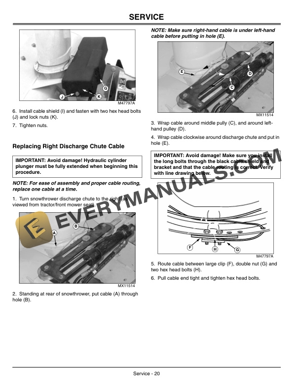John Deere 46 Inch Quick Hitch Snowthrower Operator Manual OMM146776 3