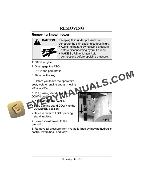 John Deere 46 Inch Snowthrower Operator Manual OMM120721 2