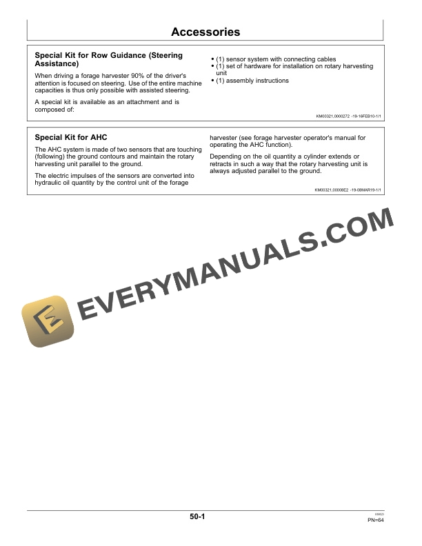 John Deere 460Plus Rotary Harvesting Unit Operator Manual OMLCA123778 5 John Deere 460plus Rotary Harvesting Unit Operator Manual OMLCA123778-3