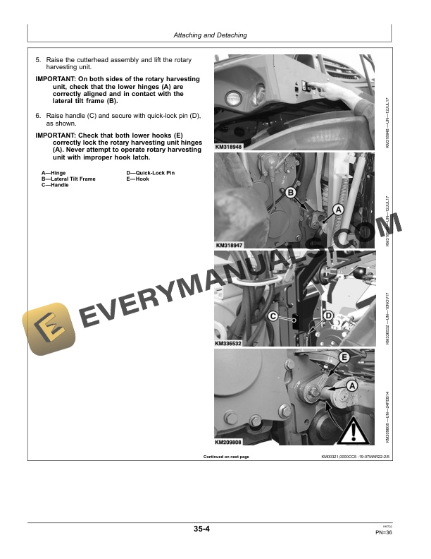 John Deere 460Plus StalkBuster Rotary Harvesting Unit Operator Manual OMLCA128842 4 John Deere 460plus StalkBuster Rotary Harvesting Unit Operator Manual OMLCA128842-2