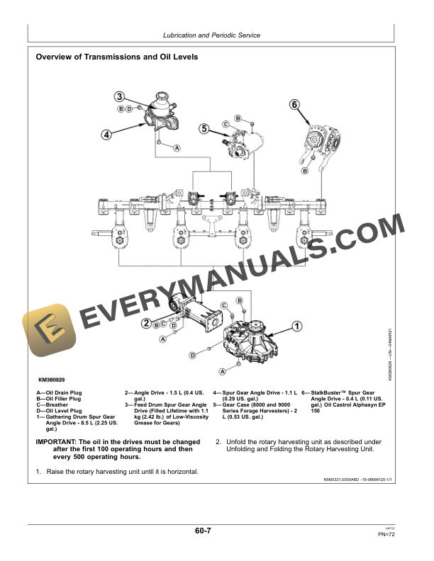John Deere 460Plus StalkBuster Rotary Harvesting Unit Operator Manual OMLCA128842 5 John Deere 460plus StalkBuster Rotary Harvesting Unit Operator Manual OMLCA128842-3