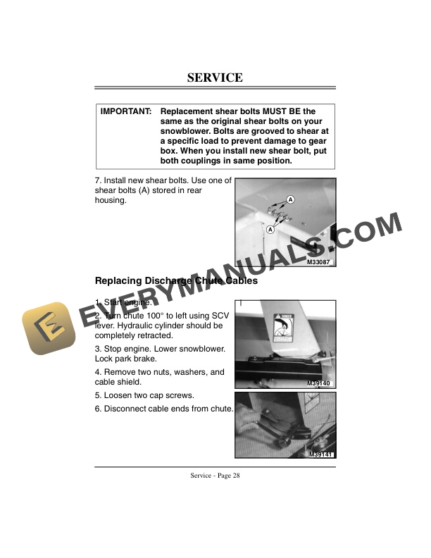 John Deere 47 and 59 Inch Snowblowers for 55 Series Tractor 670 and 770 55 Series 670 and 770 Tractor Operator Manual OMM123336 3